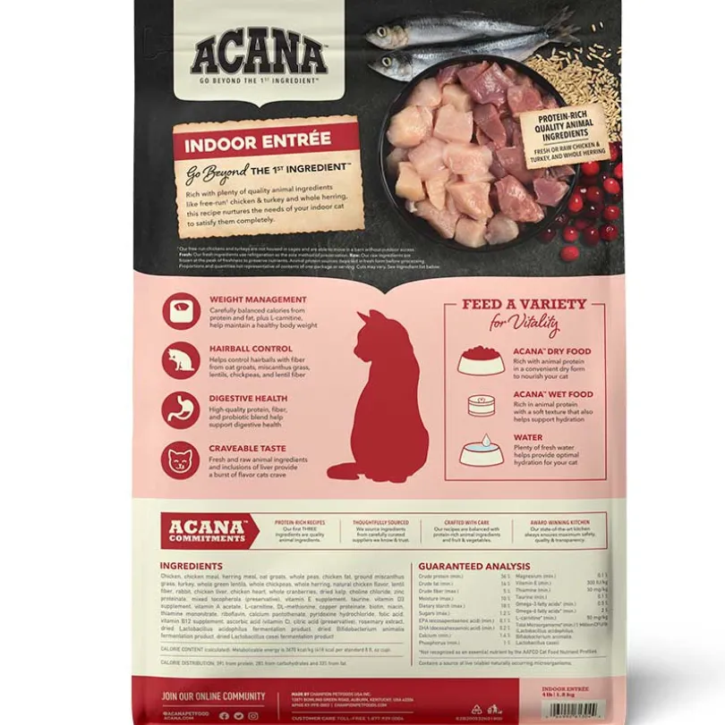 Acana Cat Indoor Entree 1.8kg