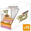 Alimento Fancy Feast Casserole Atún Salmón 85g PACK 15 unidades