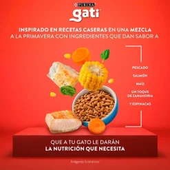 Alimento Gati sabor Pescado y Salmón 1kg