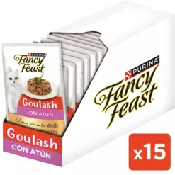 Alimento húmedo Fancy Feast Goulash Atún 85g PACK 15 Unidades