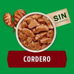 Alimento húmedo para perro DOG CHOW® Adultos con Cordero sobre 100gr Pack 15 Unidades