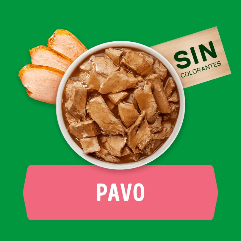 Alimento húmedo para perro DOG CHOW® Adultos con Pavo sobre 100gr Pack 15 Unidades