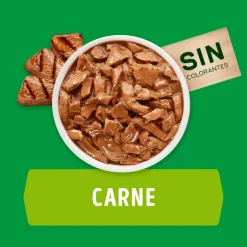 Alimento húmedo para perro DOG CHOW® Cachorros con Carne sobre 100gr Pack 15 Unidades
