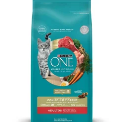 Alimento seco para gato PURINA® ONE® Adulto Pollo y Carne