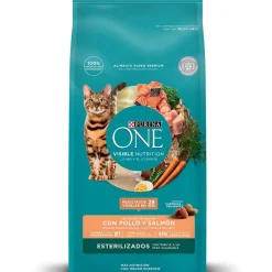 Alimento seco para gato PURINA® ONE® Esterilizado Pollo y Salmón