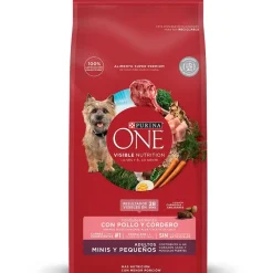 Alimento seco para perro PURINA® ONE® Adulto Mini y Pequeño Pollo y Cordero