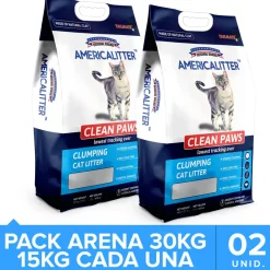 America Litter Clean Paws Pack 30kg