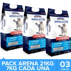 America Litter Clean Paws Pack 21kg