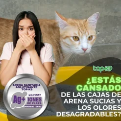 Arena Aglutinante Topk9 Iones De Plata y carbón Activado Lavanda 10kg Con PALA de Regalo!