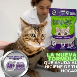 Arena Aglutinante Topk9 Iones De Plata/carbón Activado Lavanda 10kg