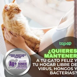 Arena Aglutinante Topk9 Iones De Plata/carbón Activado Lavanda 10kg