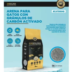 Arena para gatos Catter Litter Con Carbón Activado 18kg