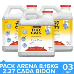 Arena sanitaria aglutinante TIDY CATS® Lightweight Pack 8kg