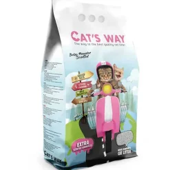 Arena Sanitaria Cats Way Olor Talco para Bebes 15.3kg