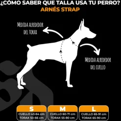 Arnés Strap para Perros Street Dogs Black M