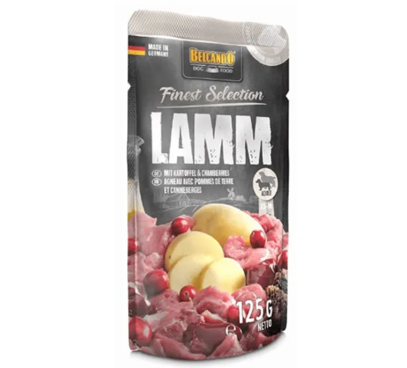 Belcando Cordero, papa y arándanos Pouch 125gr