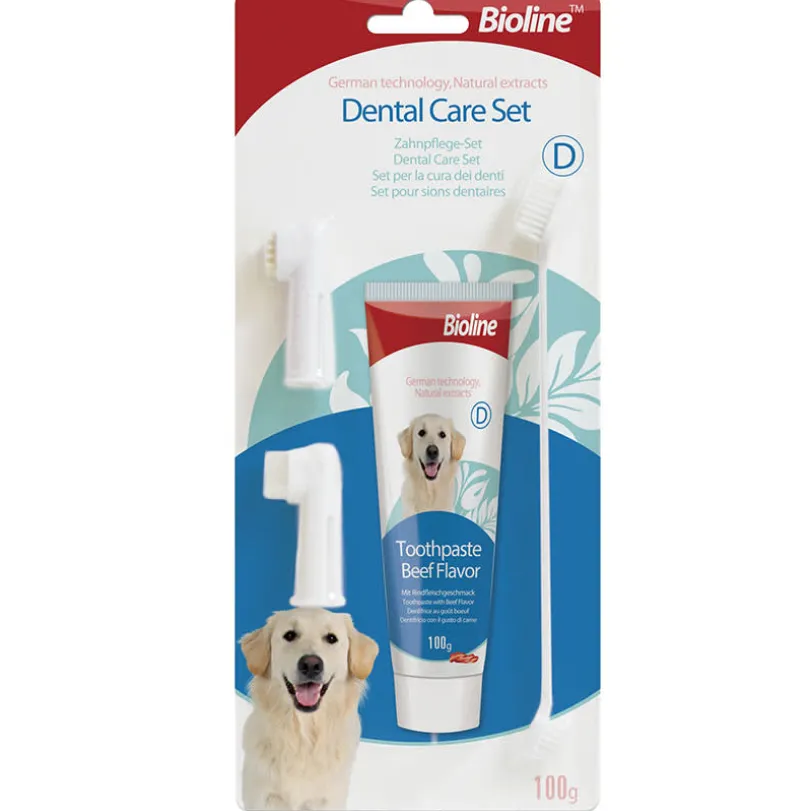 Bioline Dental Care Set sabor Carne 100gr