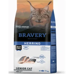 Bravery Cat Herring Senior 7 kg