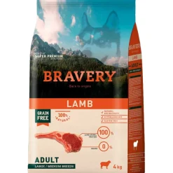 Bravery Iberian Lamb Large Medium Dog 4Kg