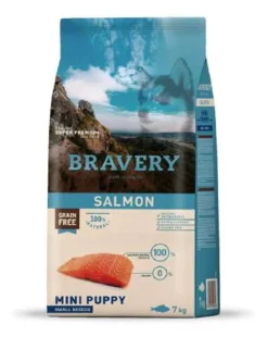 Bravery Salmón Puppy Small 7Kg