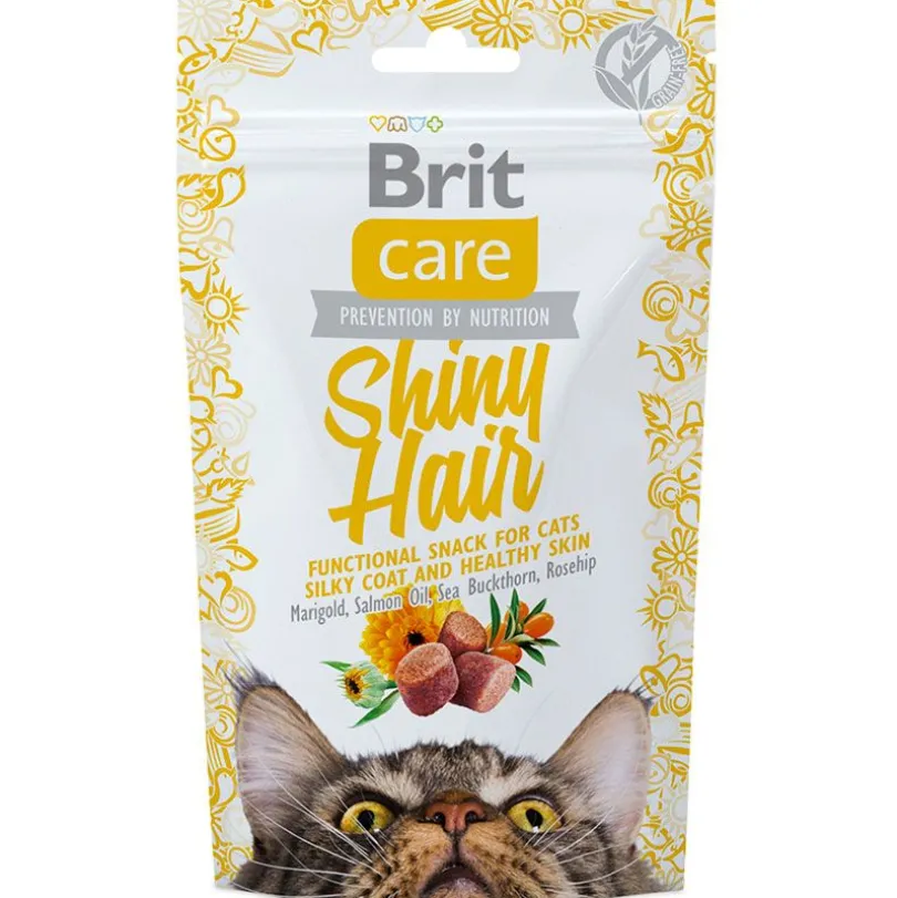 Brit Care Cat Snack Shiny Hair 50gr