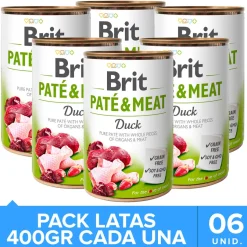 Brit Care Paté & Meat Duck - Pack 6 Unidades