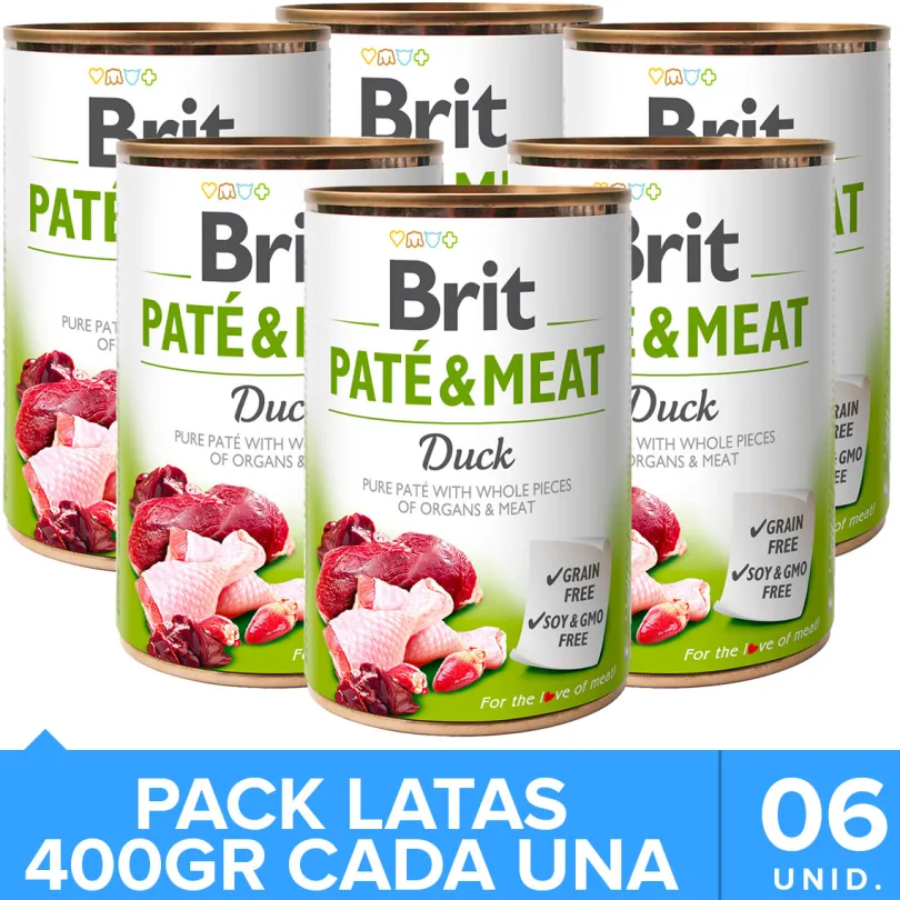 Brit Care Paté & Meat Duck - Pack 6 Unidades