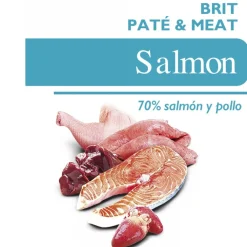 Brit Care Paté & Meat Salmón - Pack 6 Unidades