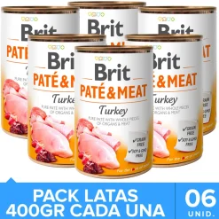 Brit Care Paté & Meat Turkey - Pack 6 Unidades