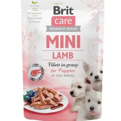 Brit Care Pouch Mini Lamb fillets in gravy for puppies 85 grs