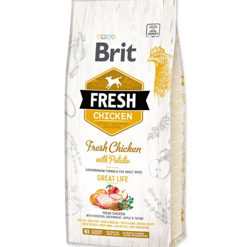 Brit Fresh Chicken with Potato Adult Great Life 12kg
