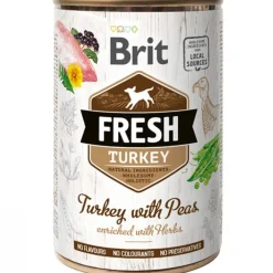 Brit Fresh Perros con Pavo y Guisantes 400gr