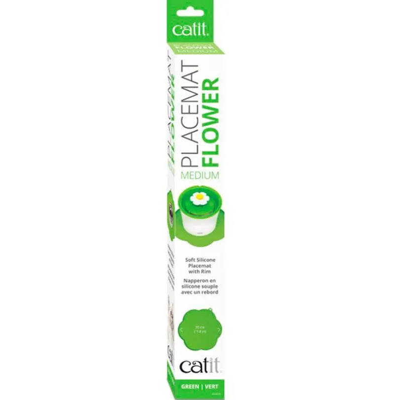 Cat It Alfombra Protectora para Fuente Verde