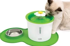 Cat It COMBO Fuente Bebe Flor 3 Litros + Mantel con plato