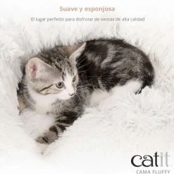 Catit Cama para gatos Fluffy Blanca