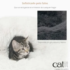 Catit Cama para gatos Fluffy Blanca