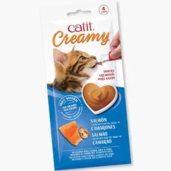 Catit Creamy Salmón y Camarones 40gr