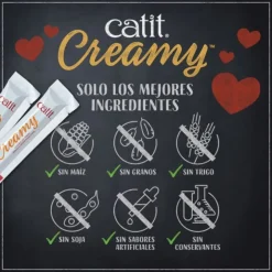 Catit Creamy Salmón y Camarones 40gr