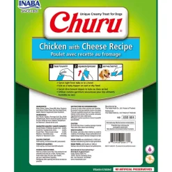 Churu para perros Sobre 8 Tubitos Sabor Pollo y Queso