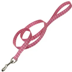 Coastal Style Pink Dots Trailla o correa para perros Talla L