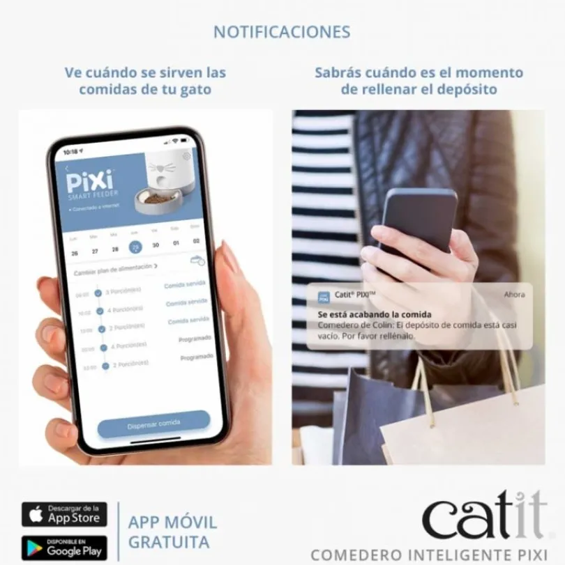 Comedero Inteligente Catit PIXI 2.2kg