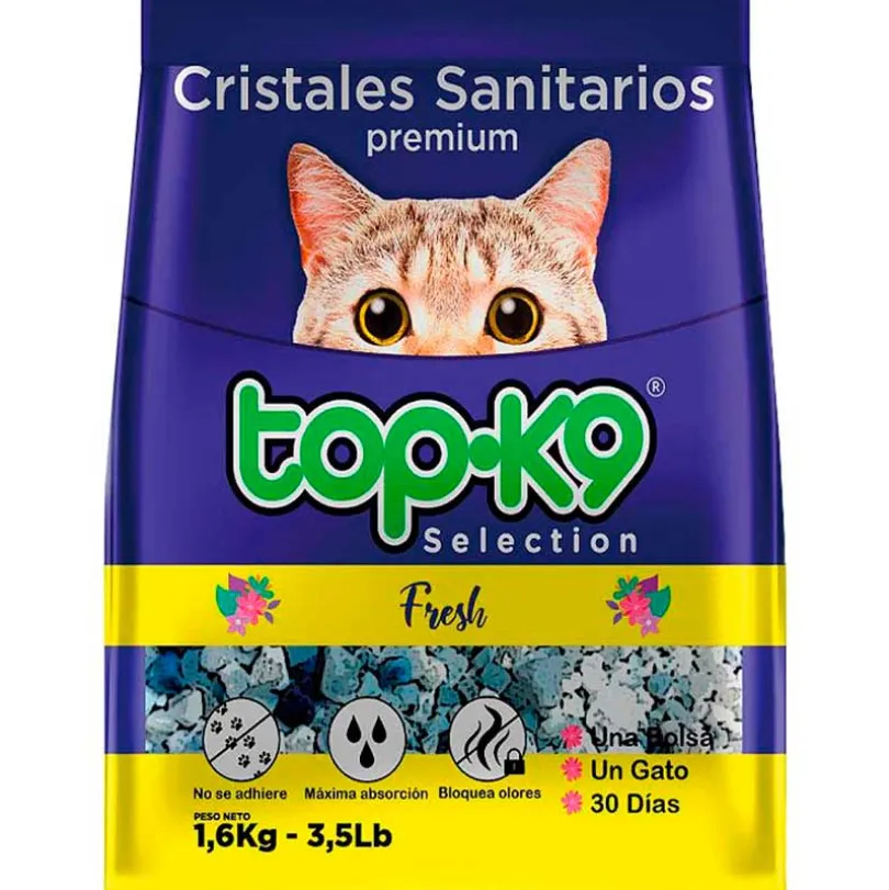 Cristales Sanitarios Fresh TopK9 1.6kg