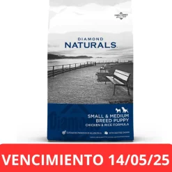 Diamond Naturals Dog Puppy Small Medium Breed Chicken Rice 15kg