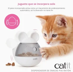Dispensador De Snack Para Gatos Catit PIXI Ratón