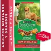 DOG CHOW Perros Adultos Medianos y Grandes Carne y Pollo 8kg