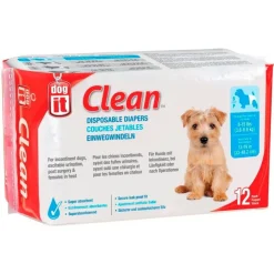 Dog It Pañales desechables para perros 3.5 a 7kg