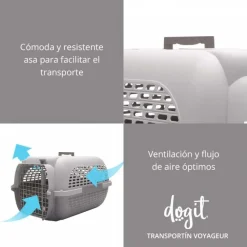 Dog It Voyageur Color Naranjo con Gris Oscuro Medium
