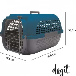 Dogit Transportador Voyageur Medium Color Azul con Gris