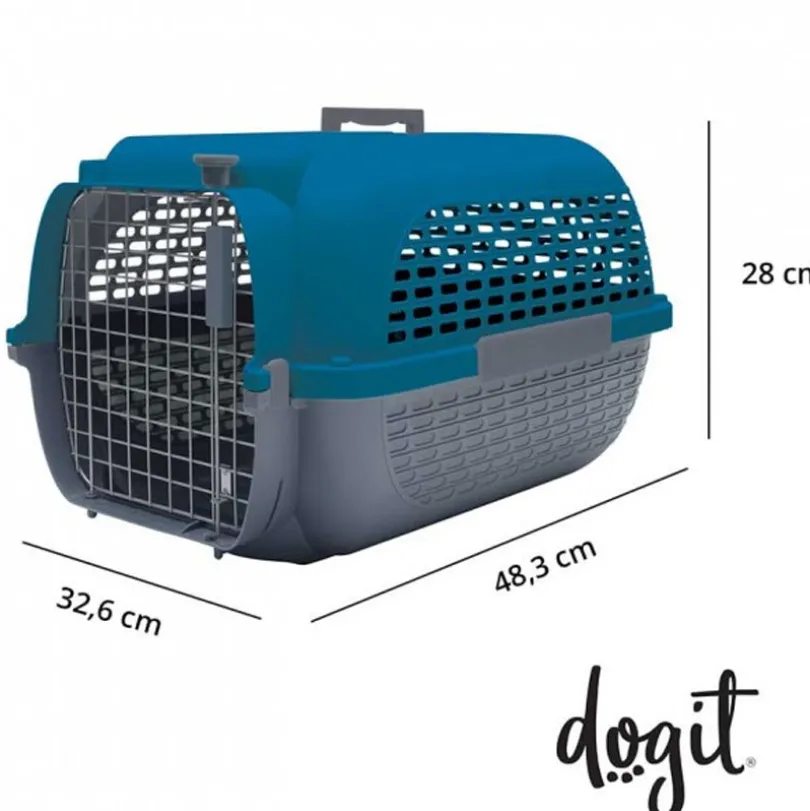 Dogit Transportador Voyageur Small Color Azul con Gris