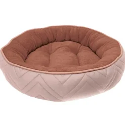 Dreamwell Cama Redonda Beige y Cafe